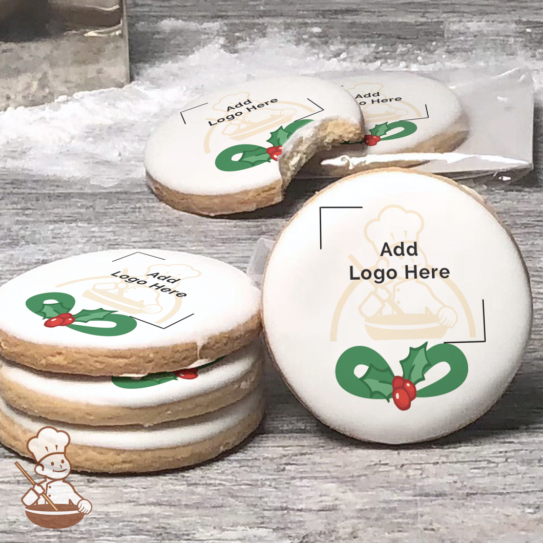 Christmas Delivery Logo Cookies (Round)