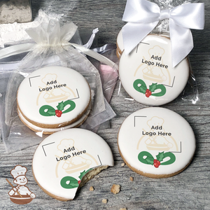 Christmas Delivery Logo Cookies (Round)