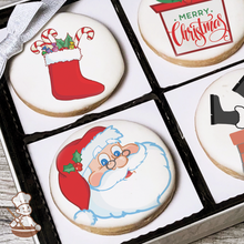 Load image into Gallery viewer, Christmas Delivery Cookie Gift Box (Round)