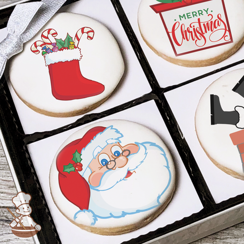 Christmas Delivery Cookie Gift Box (Round)