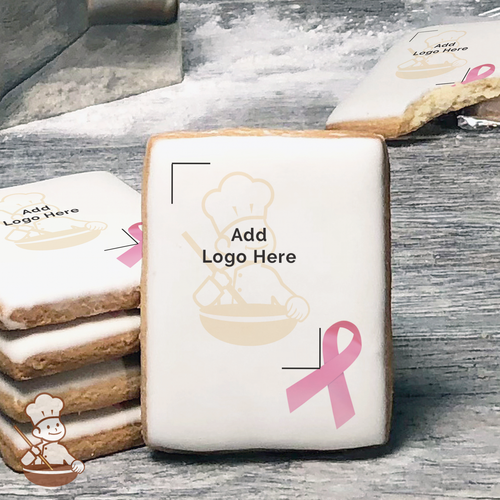 Personalized Breast Cancer Breast Cancer Words Round Cookie Favor –  Incredible Cookies