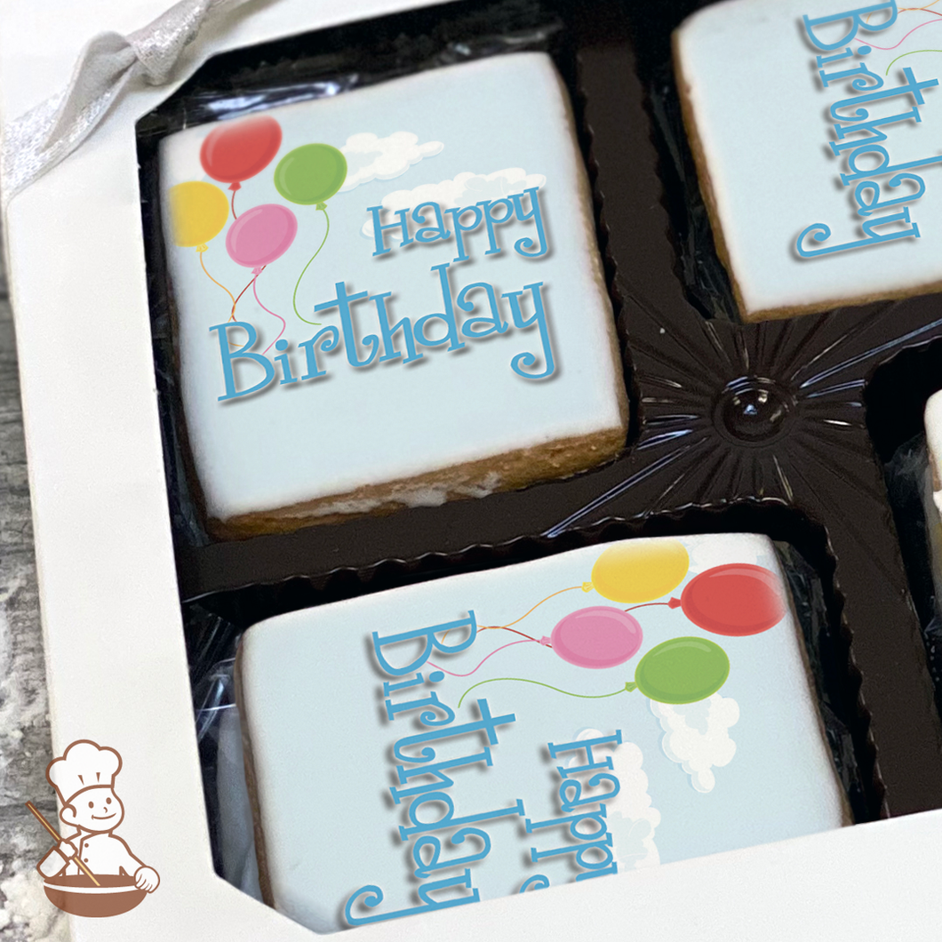 Balloons in the Sky Cookie Gift Box (Rectangle)