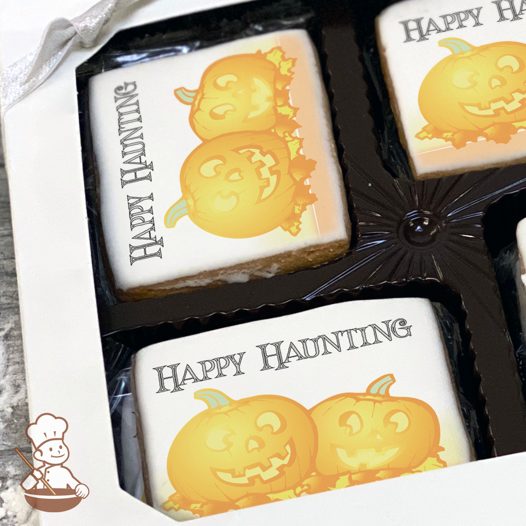 Happy Haunting Jack-o-Lanterns Cookie Gift Box (Rectangle)