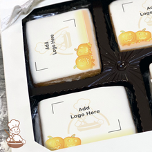 Load image into Gallery viewer, Happy Haunting Jack-o-Lanterns Logo Cookie Large Gift Box (Rectangle)