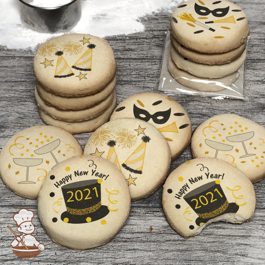 Top Hat Party Cookie Set (Round Unfrosted)