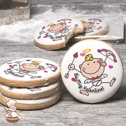 Valentine Cupid Cookies (Round)