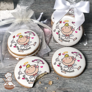 Valentine Cupid Cookies (Round)