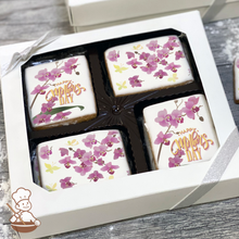 Load image into Gallery viewer, Orchid Love Cookie Gift Box (Rectangle)
