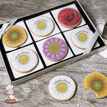 Load image into Gallery viewer, Thanks a bunch flowers Cookie Gift Box (Round)