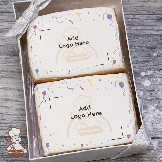 Vintage Birthday Party Logo Cookie Small Gift Box (Rectangle)