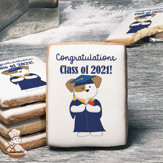 Puppy Graduate Cookies (Rectangle)