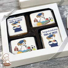 Load image into Gallery viewer, Puppy Graduate Cookie Gift Box (Rectangle)