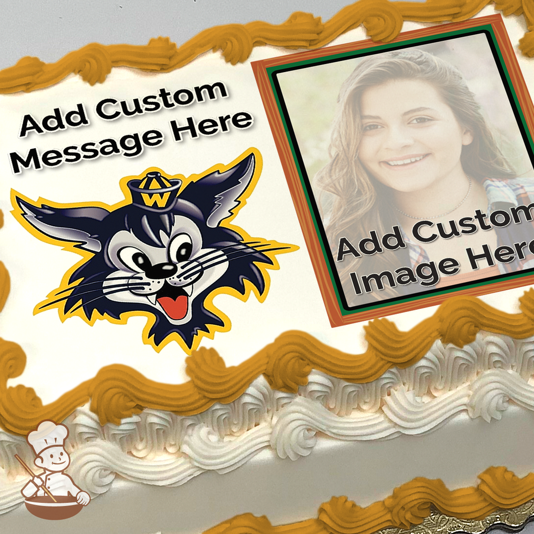 Go Watsonville Wildcatz Custom Photo Cake