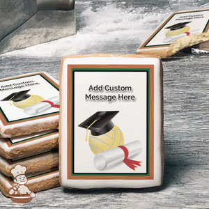 Graduation Waterpolo Custom Message Cookies (Rectangle)