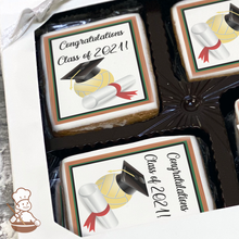 Load image into Gallery viewer, Graduation Waterpolo Cookie Gift Box (Rectangle)