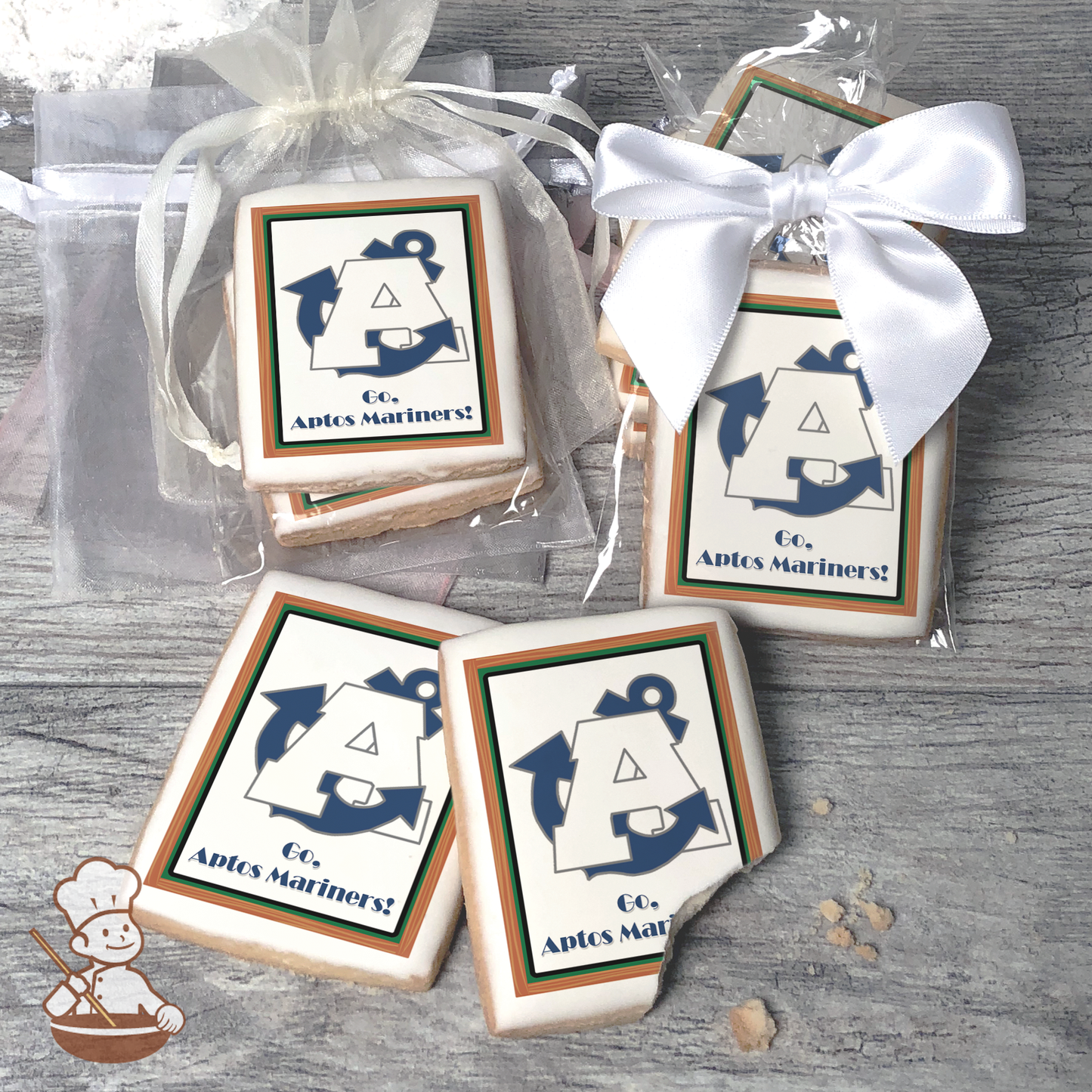 Go Aptos Mariners Cookies (Rectangle)