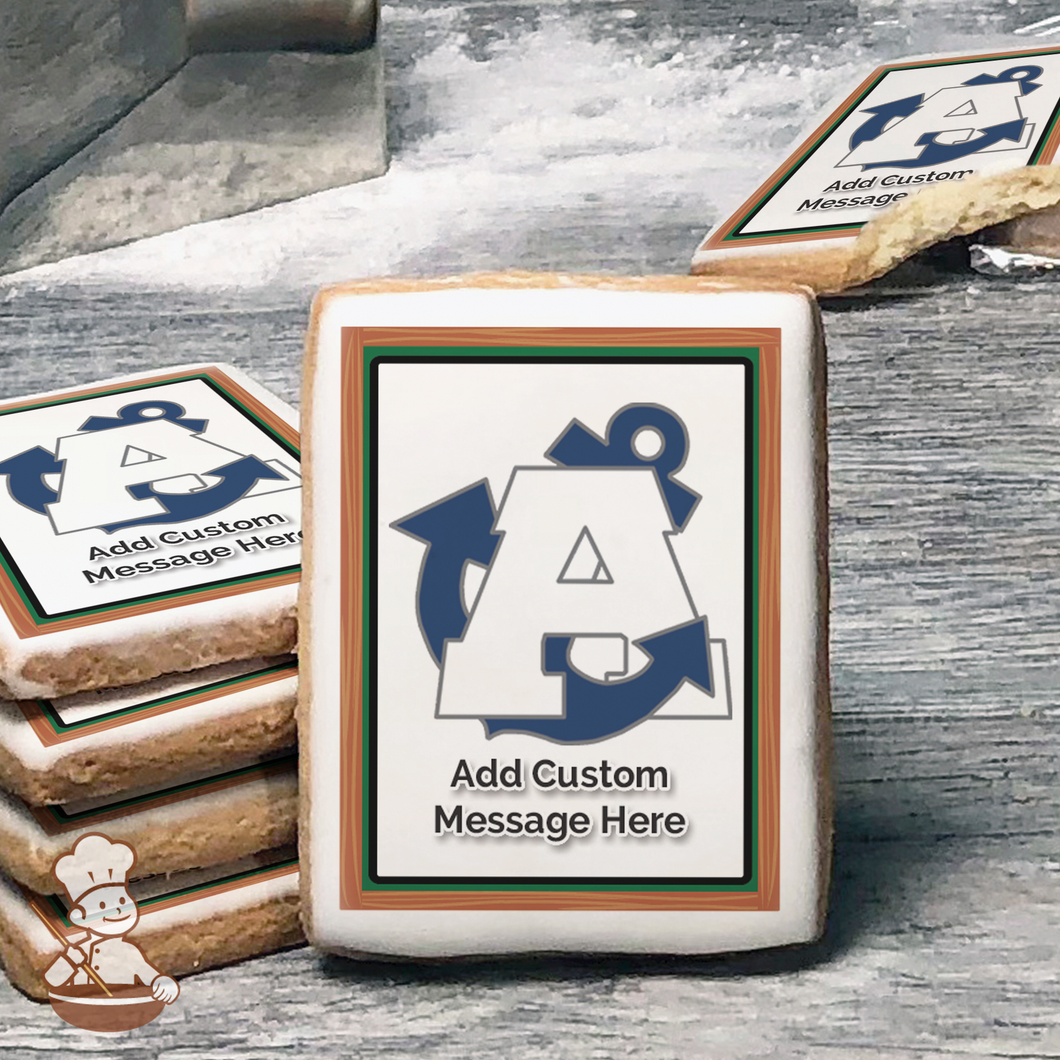 Go Aptos Mariners Custom Message Cookies (Rectangle)