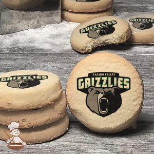 Go Pajaro Valley Grizzlies Cookies (Round Unfrosted)
