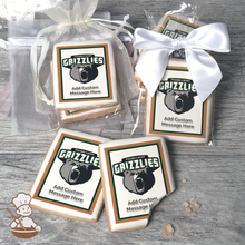 Load image into Gallery viewer, Go Pajaro Valley Grizzlies Custom Message Cookies (Rectangle)