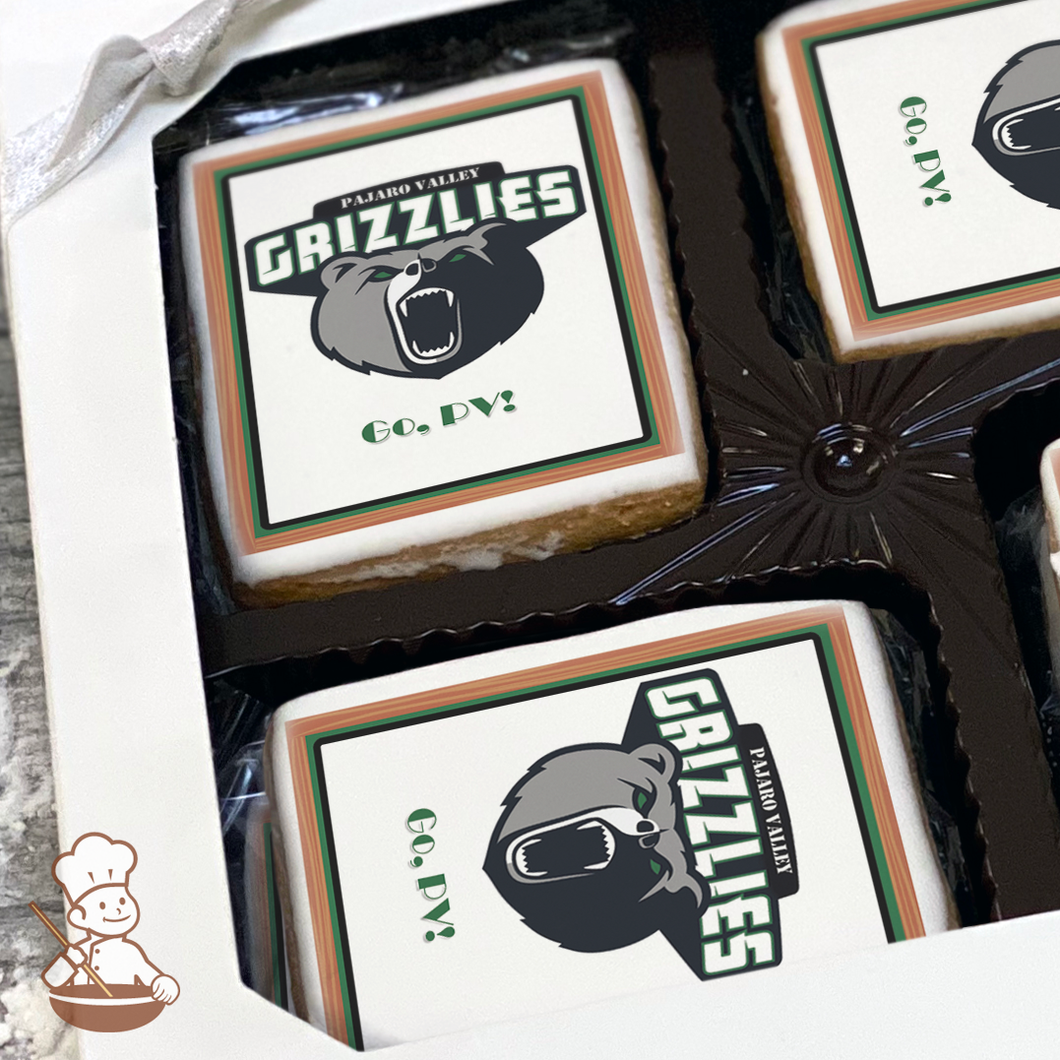 Go Pajaro Valley Grizzlies Cookie Gift Box (Rectangle)