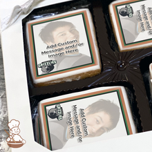 Load image into Gallery viewer, Go Pajaro Valley Grizzlies Photo Cookie Gift Box (Rectangle)