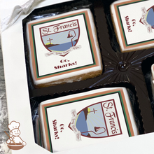 Load image into Gallery viewer, Go St Francis Sharks Cookie Gift Box (Rectangle)