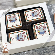 Load image into Gallery viewer, Go St Francis Sharks Cookie Gift Box (Rectangle)