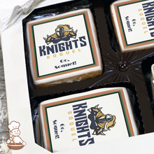 Load image into Gallery viewer, Go Soquel Knights Cookie Gift Box (Rectangle)