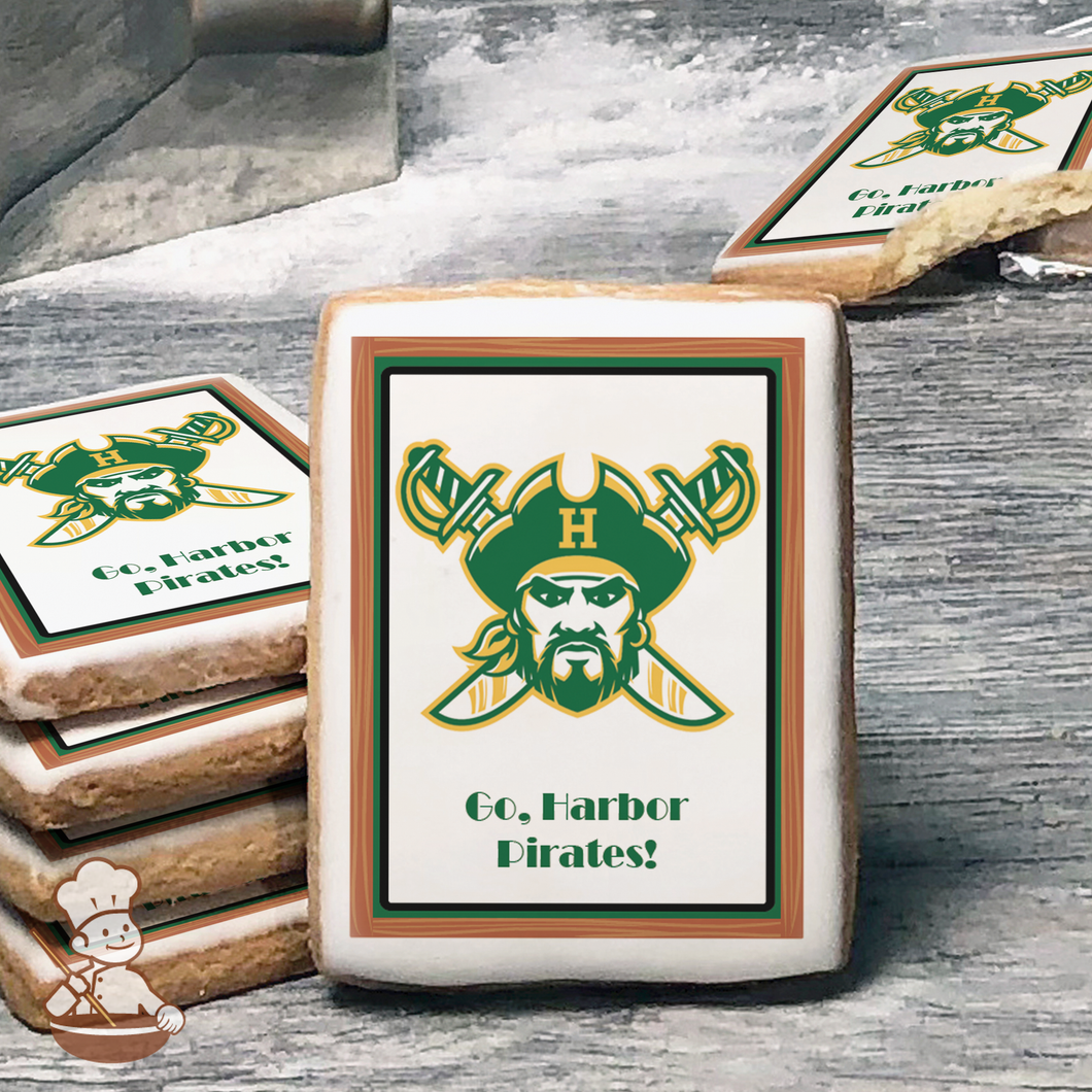 Go Harbor Pirates Cookies (Rectangle)
