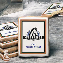 Load image into Gallery viewer, Go Monte Vista Mustangs Cookies (Rectangle)