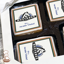 Load image into Gallery viewer, Go Monte Vista Mustangs Cookie Gift Box (Rectangle)