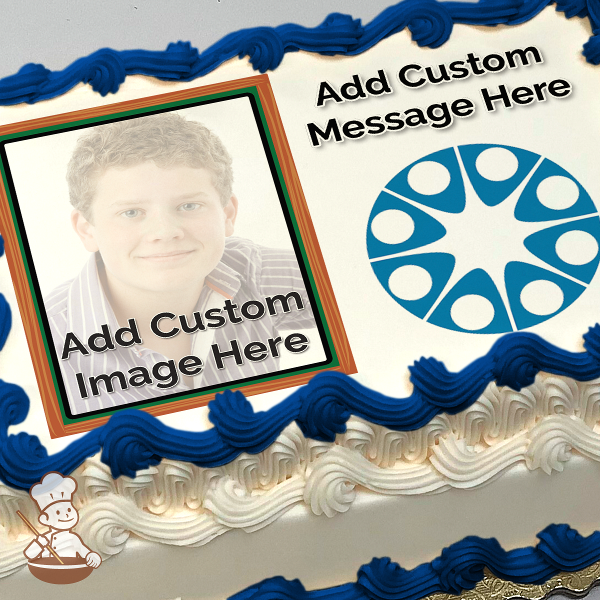 Go PCS Pumas Custom Photo Cake