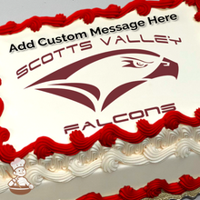 Load image into Gallery viewer, Go Scotts Valley Falcons Photo Cake