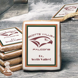 Go Scotts Valley Falcons Cookies (Rectangle)