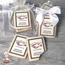 Load image into Gallery viewer, Go Scotts Valley Falcons Custom Message Cookies (Rectangle)