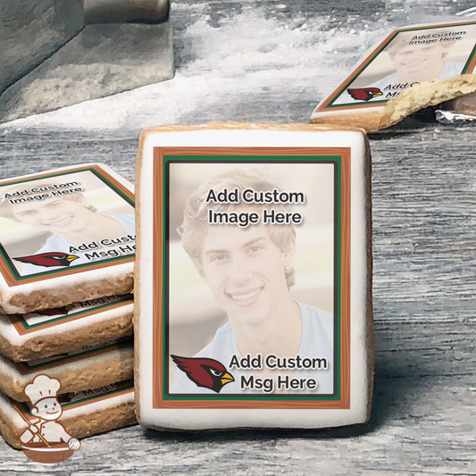 Go Santa Cruz Cardinals Photo Cookies (Rectangle)