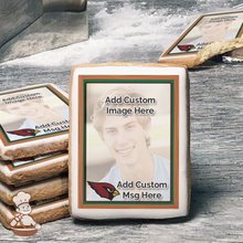 Load image into Gallery viewer, Go Santa Cruz Cardinals Photo Cookies (Rectangle)