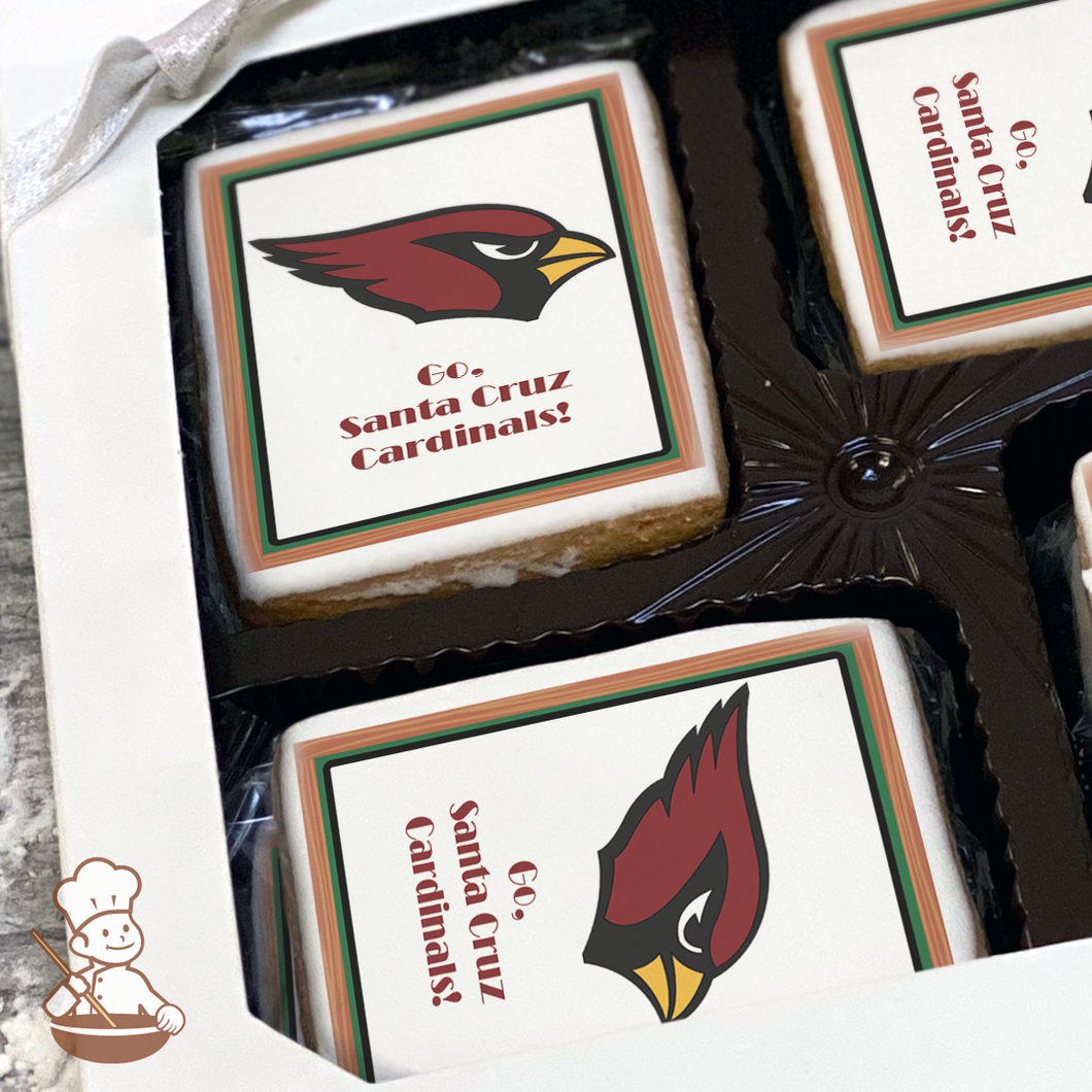Go Santa Cruz Cardinals Cookie Gift Box (Rectangle)