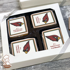 Go Santa Cruz Cardinals Cookie Gift Box (Rectangle)