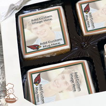 Load image into Gallery viewer, Go Santa Cruz Cardinals Photo Cookie Gift Box (Rectangle)