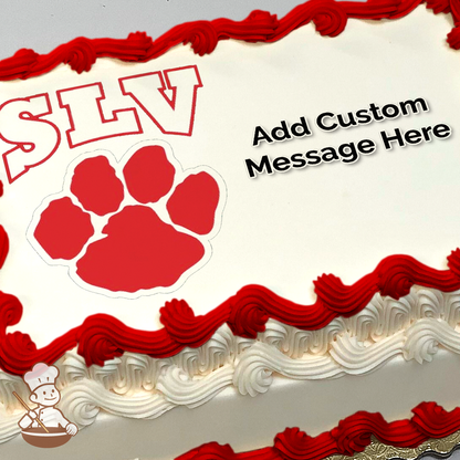 Go San Lorenzo Valley Cougars Photo Cake