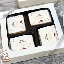Load image into Gallery viewer, Graduation in Burgundy Logo Cookie Large Gift Box (Rectangle)