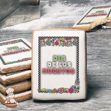 Load image into Gallery viewer, Day of the Dead Borders Cookies (Rectangle)