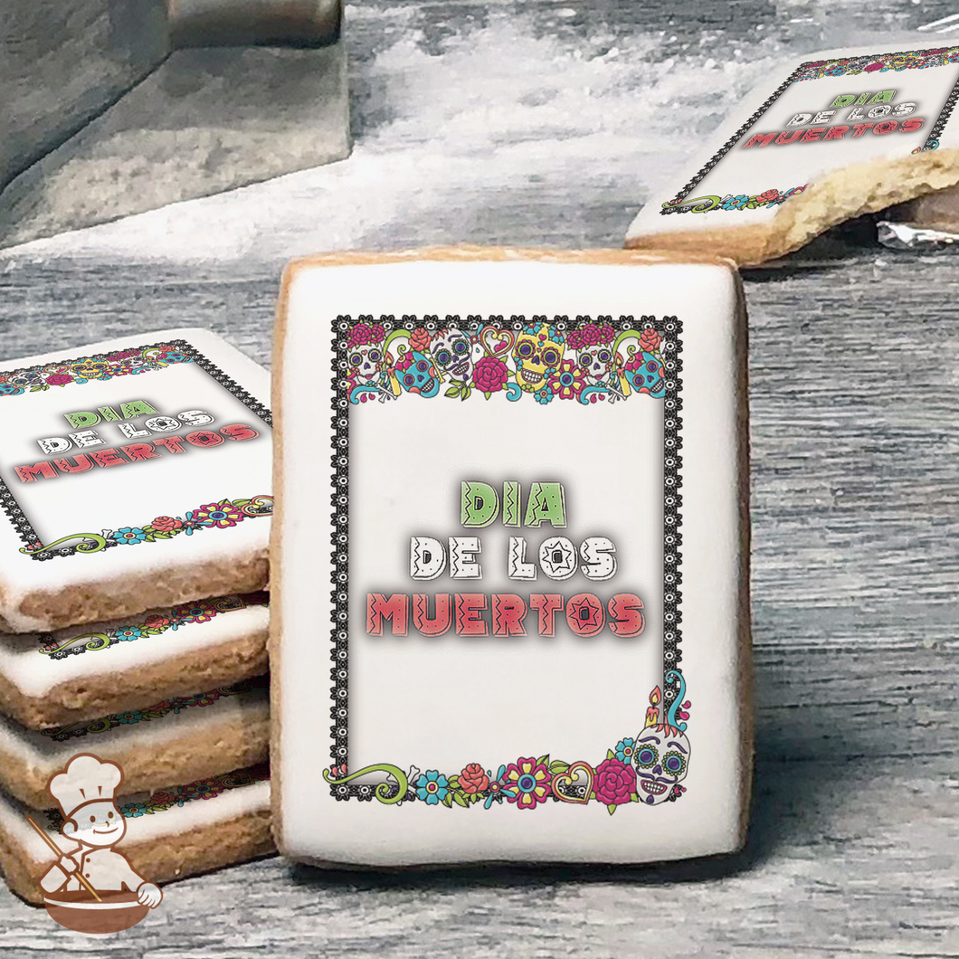 Day of the Dead Borders Cookies (Rectangle)