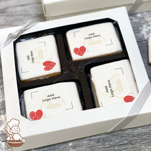 Load image into Gallery viewer, Heart Beats for our Medical Heroes Logo Cookie Large Gift Box (Rectangle)