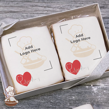 Load image into Gallery viewer, Heart Beats for our Medical Heroes Logo Cookie Small Gift Box (Rectangle)