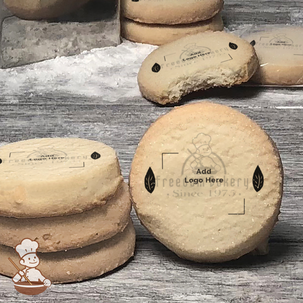 Happy Earth Day Logo Cookies (Round Unfrosted)