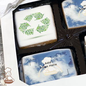 Clearly our Earth Logo Cookie Large Gift Box (Rectangle)