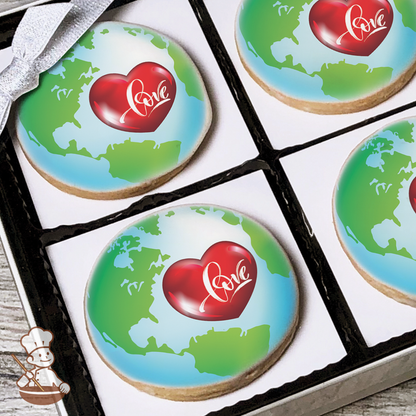 Heart this Earth Cookie Gift Box (Round)