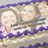 Mother's Day Custom Photo Cake